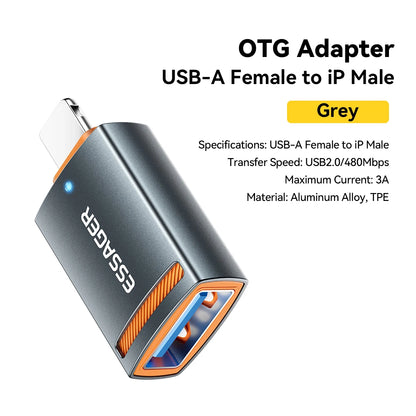 USB3.0 OTG Adapter Type-C USB-A Micro Female to USB Micro Ip Type-C Male Converter for Macbook Xiaomi Iphone OTG Adapter